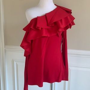 NWT Vince Camuto One Shoulder Top